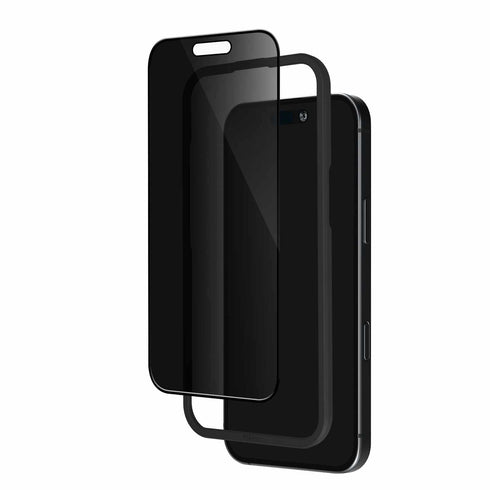 Blu Element Privacy Tempered Glass Screen Protector w/Installation Kit iPhone 16 Pro Max
